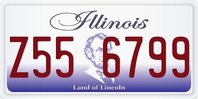 IL license plate Z556799