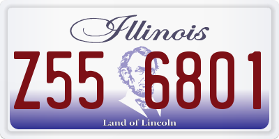IL license plate Z556801