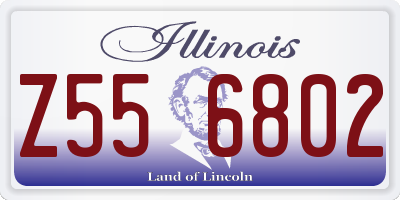 IL license plate Z556802