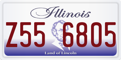 IL license plate Z556805