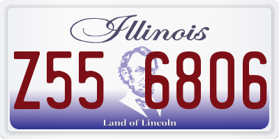 IL license plate Z556806