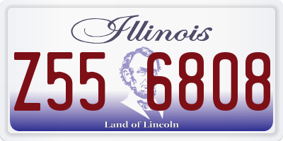 IL license plate Z556808