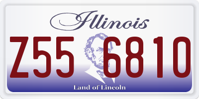 IL license plate Z556810