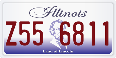 IL license plate Z556811