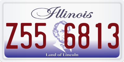 IL license plate Z556813