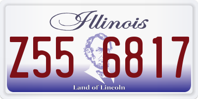 IL license plate Z556817