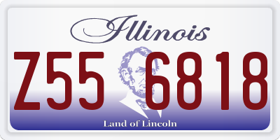 IL license plate Z556818