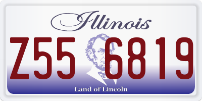IL license plate Z556819