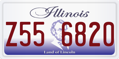 IL license plate Z556820