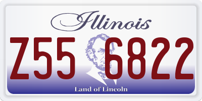 IL license plate Z556822
