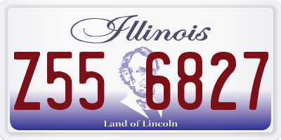 IL license plate Z556827