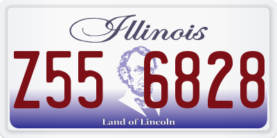 IL license plate Z556828