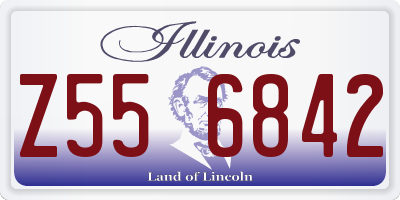 IL license plate Z556842