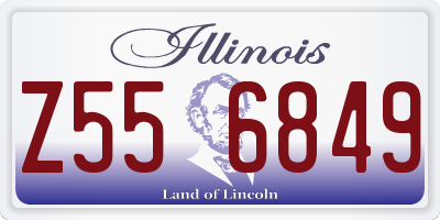 IL license plate Z556849