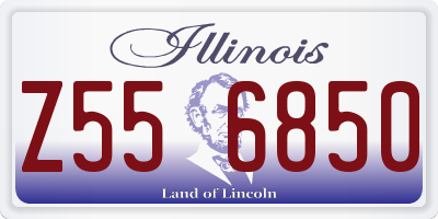 IL license plate Z556850