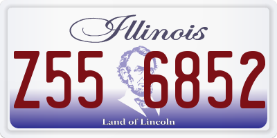 IL license plate Z556852