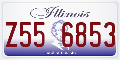 IL license plate Z556853