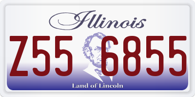IL license plate Z556855