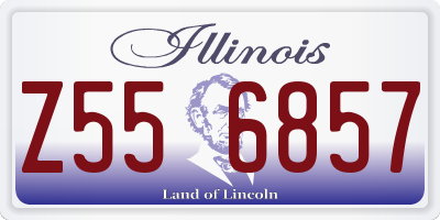 IL license plate Z556857