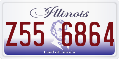 IL license plate Z556864