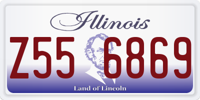 IL license plate Z556869