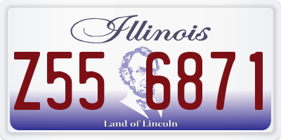 IL license plate Z556871