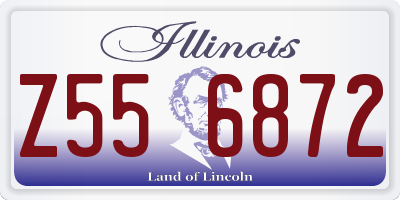IL license plate Z556872
