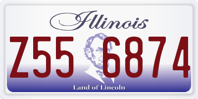 IL license plate Z556874