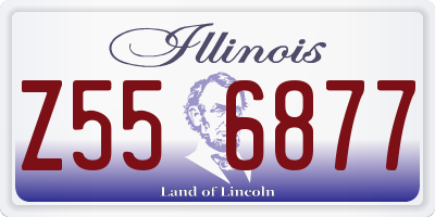 IL license plate Z556877