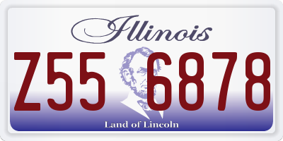 IL license plate Z556878
