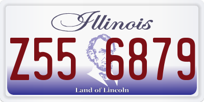 IL license plate Z556879