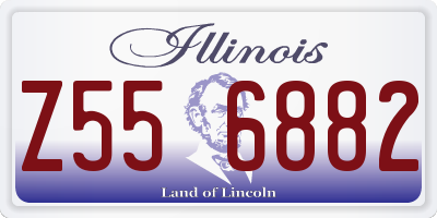 IL license plate Z556882