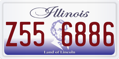 IL license plate Z556886