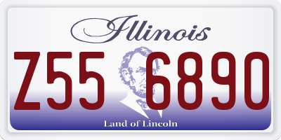 IL license plate Z556890