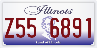 IL license plate Z556891