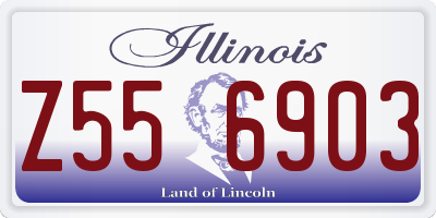 IL license plate Z556903