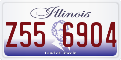 IL license plate Z556904