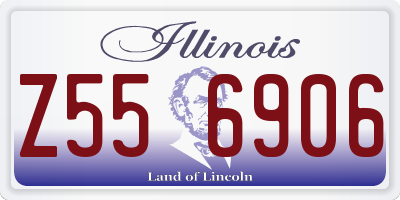 IL license plate Z556906