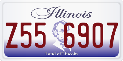 IL license plate Z556907