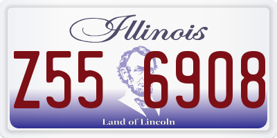IL license plate Z556908