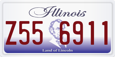 IL license plate Z556911