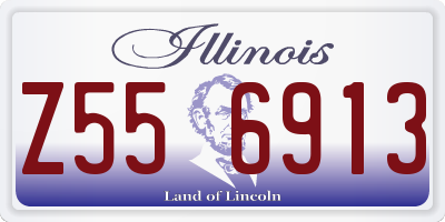 IL license plate Z556913