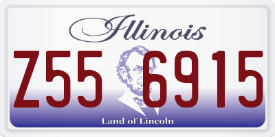 IL license plate Z556915