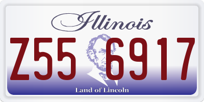 IL license plate Z556917
