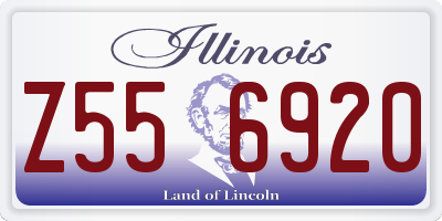 IL license plate Z556920
