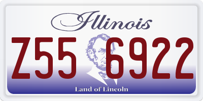 IL license plate Z556922