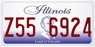 IL license plate Z556924