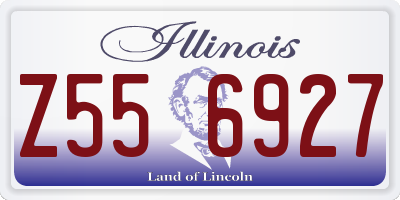 IL license plate Z556927