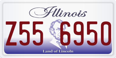 IL license plate Z556950