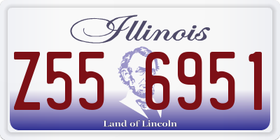 IL license plate Z556951